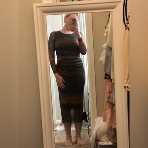 Elegant Multicolor Bodycon Dress size XS